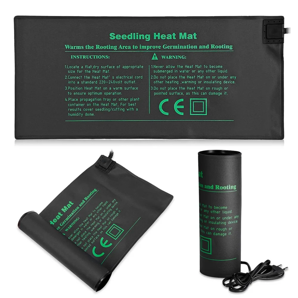 

Durable Seedling Heat Mat Plant Seed Germination Propagation Clone Starter Pad Warm Hydroponic Heating Pad 52 X 24cm