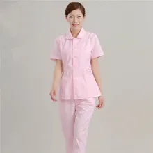 Летняя униформа для медсестер с короткими рукавами, аптека, стоматологическая клиника, рабочая одежда, Медицинские костюмы, Комбинезоны для кормления