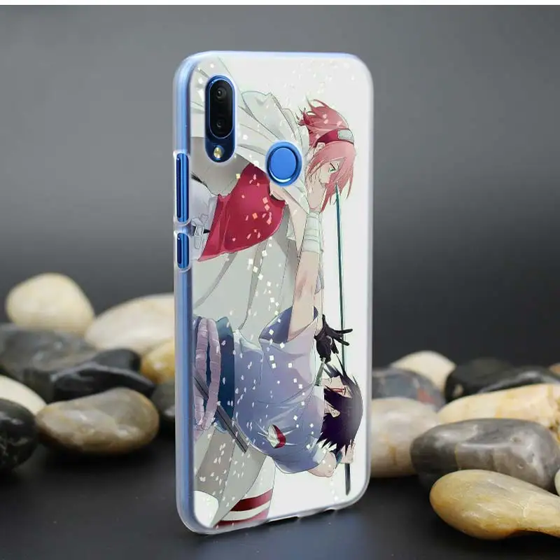 Чехол с аниме для Huawei P20 P30 P40 Lite E P Smart Plus 2019 P40Lite Жесткий ПК Fundas Capa Phone Cas Cover Naruto Haruno