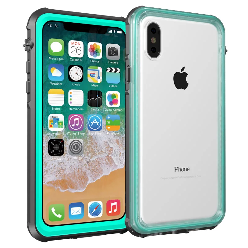 Redpepper для iPhone X Xs Водонепроницаемый Чехол ударопрочный грязеотталкивающий