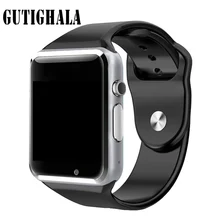 Relógio de Pulso Relógio Inteligente Sincronização do Relógio A1 Gutighala Notifier Suporte SIM Card TF Conectividade Apple iphone Telefone Android Smartwatch