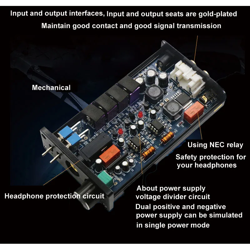 Lusya FX аудио PH A1 HiFi портативный мини усилитель для наушников TPA122 цифровой
