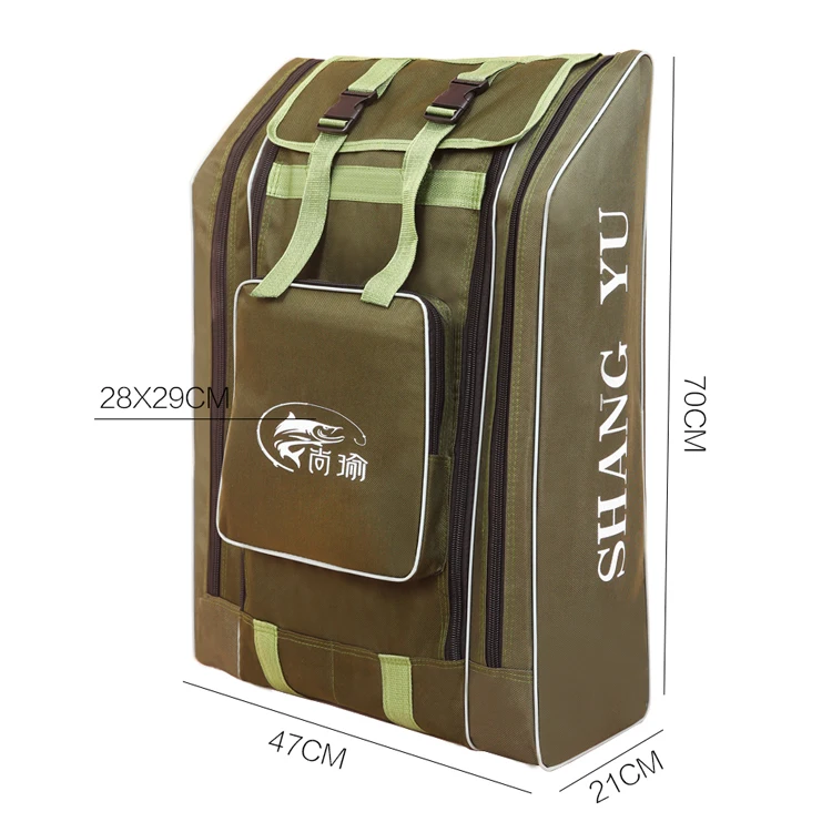 

Outdoor Sport Fishing Bag 70*47*21cm For Camping Fishing Hiking Bag Trekking Rucksacks mochila