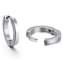 Большая распродажа из Испании и Великобритании, серебряные серьги-кольца из чистого титана для чувствительных ушей для мужчин и женщин, антиаллергенные ювелирные изделия для пирсинга тела