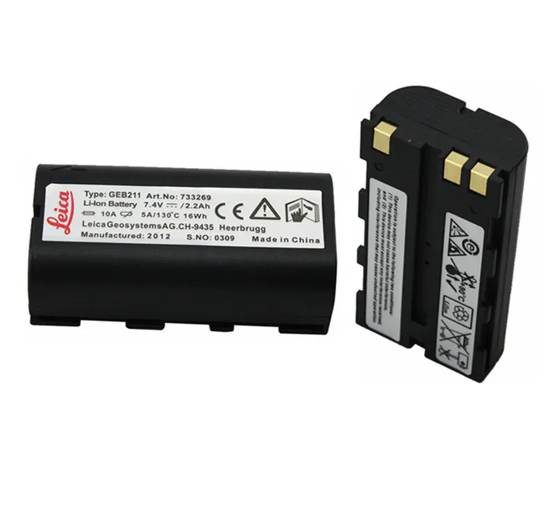 

2X Top Quality NEW For Leica Capacity GEB211 7.4V Battery for total Stations and GPS,GEB211 equivalent Surveying battery