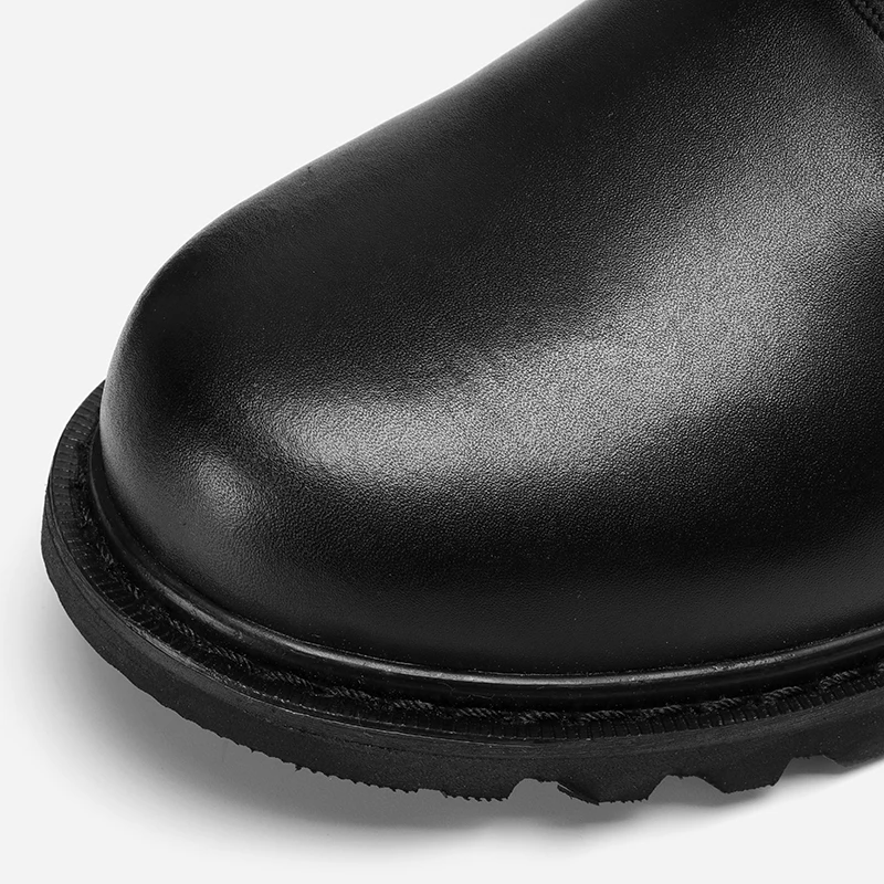 Homens Sapatos Mão 48 ~ 37 Ab1806jm Dos À Black Feitos De Quentes Handmade Botas Inverno qwtIwA