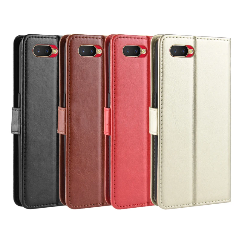 OPPO K1 PU leather+TPU flip case_7