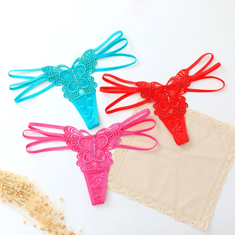 Соблазнительные кружевные стринги с бабочками для женщин|women g string|g stringg string fashion |