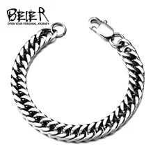 BEIER Dropshipping 316L Stainless Steel High Polish Bracelet Snail Bracelet Fashion Jewelry for man women BR-C006