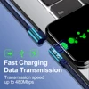 Кабель Olaf USB Type C 90 градусов для быстрой зарядки usb c кабель Type-c для передачи данных зарядное устройство usb-c для Samsung S8 S9 Note 9 8 Xiaomi mi8 mi9 ► Фото 3/6