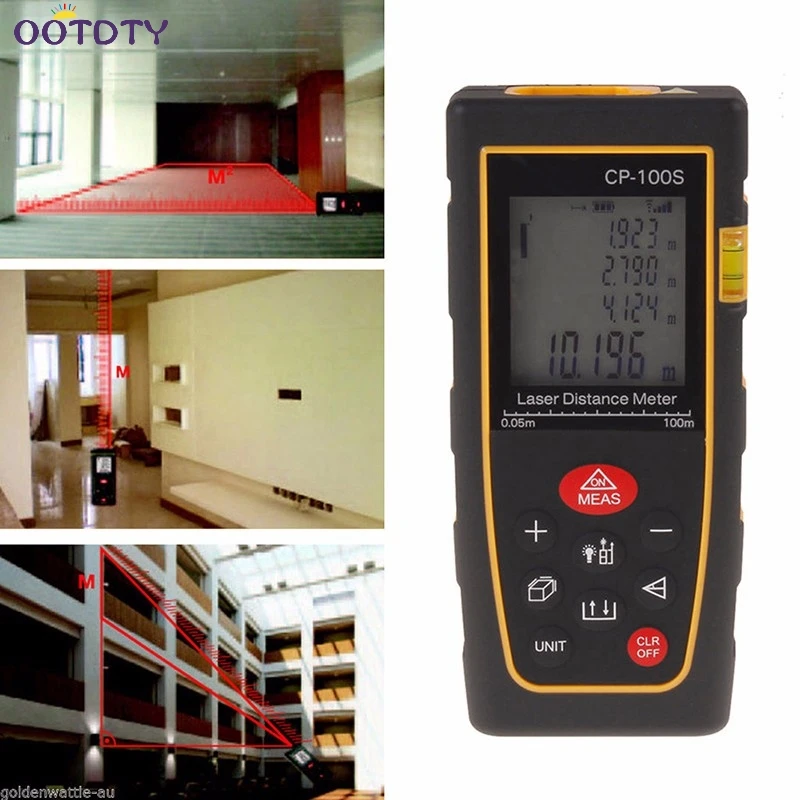 100 м/328FT цифровой ЖК-Лазерный дальномер Diastimeter-25
