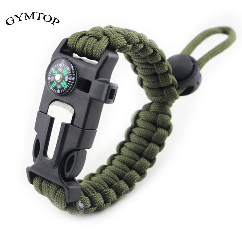 Тактический стартер GYMTOP 4 в 1 для выживания свисток компас скребок нож инструмент