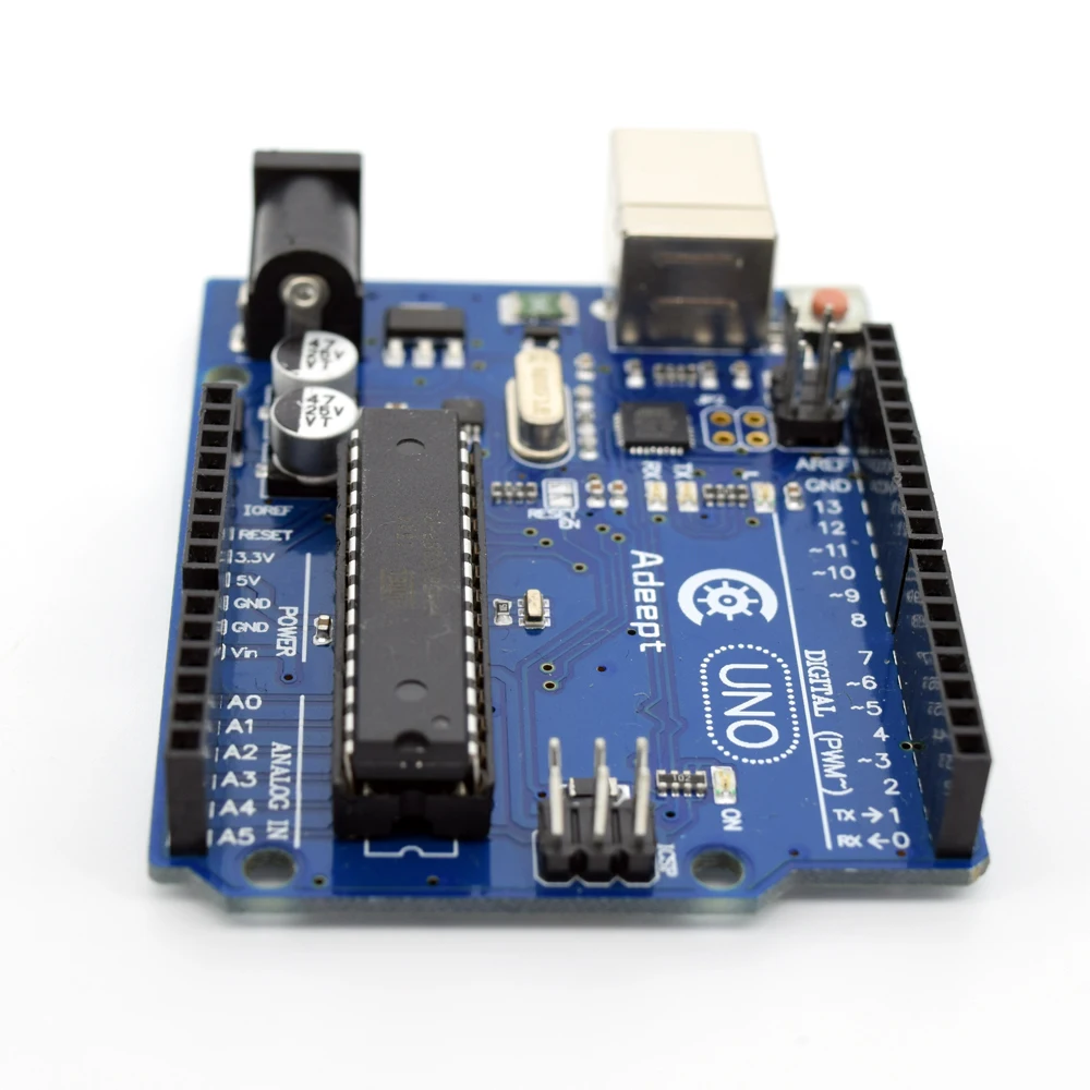 Плата Adeept Новинка Arduino UNO R3 плата ATmega328P ATmega16U2 Бесплатный USB кабель для бесплатная