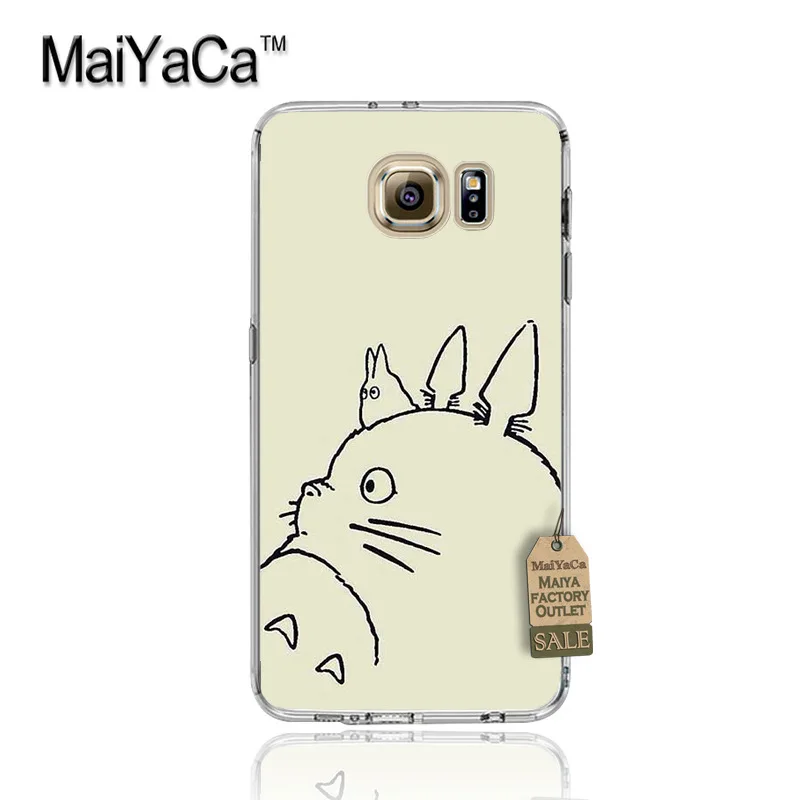 Роскошный разноцветный чехол для телефона MaiYaCa Ghibli My Neighbor Totoro аниме samsung galaxy s7 edge s6