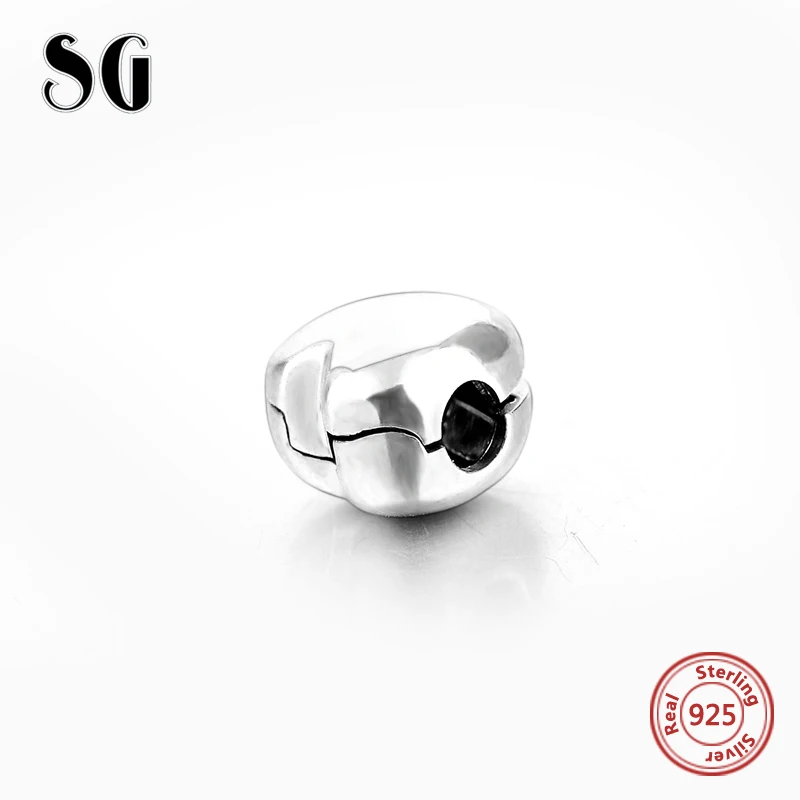 SG Fit Европа 925 оригинальная Европейская безопасная клипса Шарм Браслеты бусины в