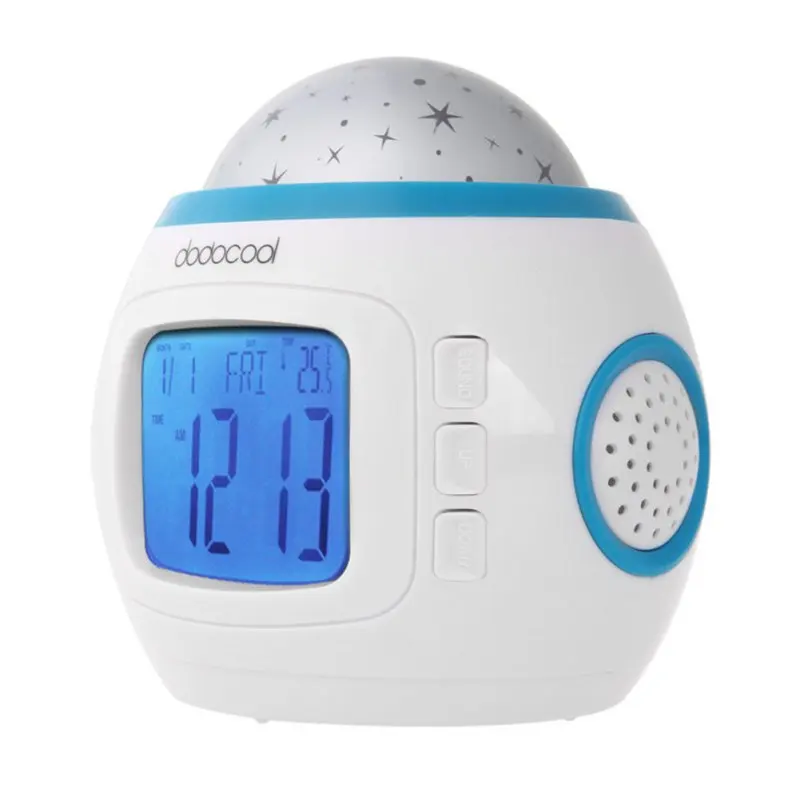 

Multifunktions LED Starry Buntes Nachtlicht Color-Changed Digital LED Projektor Wecker Alarm Clocks