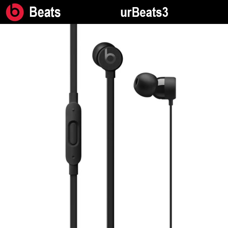 Оригинальные Beats urBeats 3 In-Ear Stero Music наушники Inline control шумоизоляция с микрофоном для смартфона Android