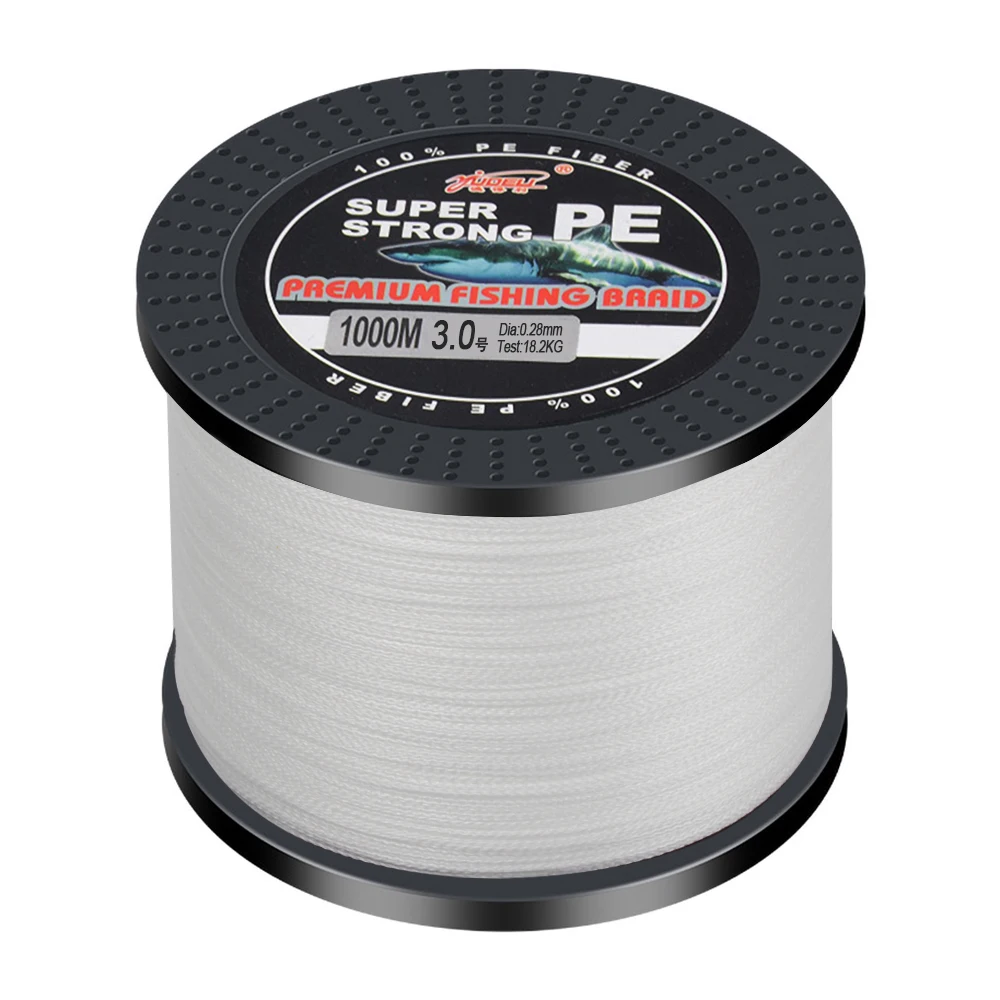 Fishing 4 Strands 1000M PE Braided Fishing Line Saltwater Weave Carp