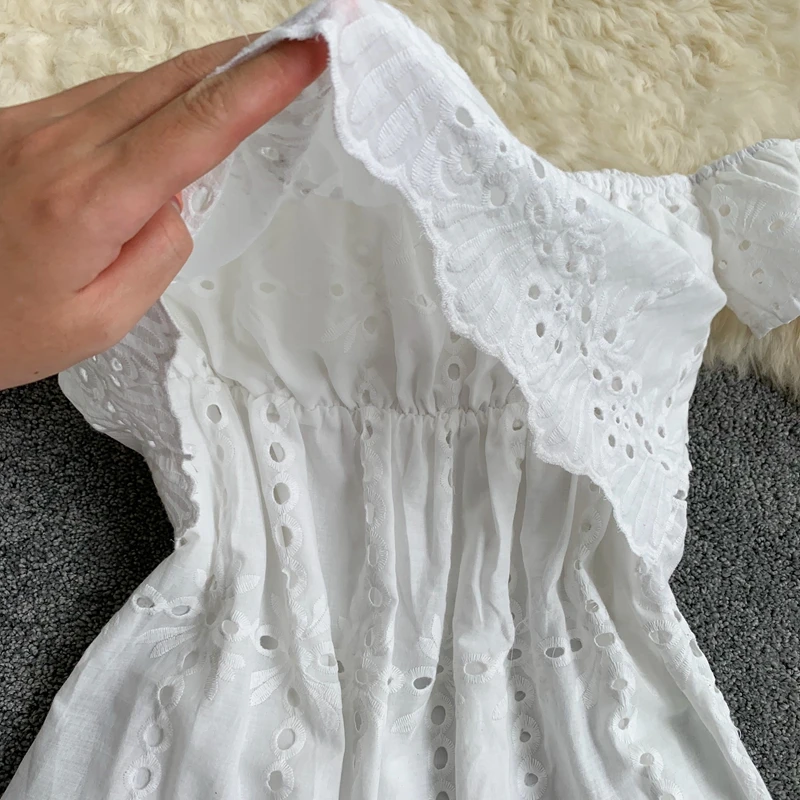 2019 новые модные женские платья с открытыми плечами короткими рукавами для