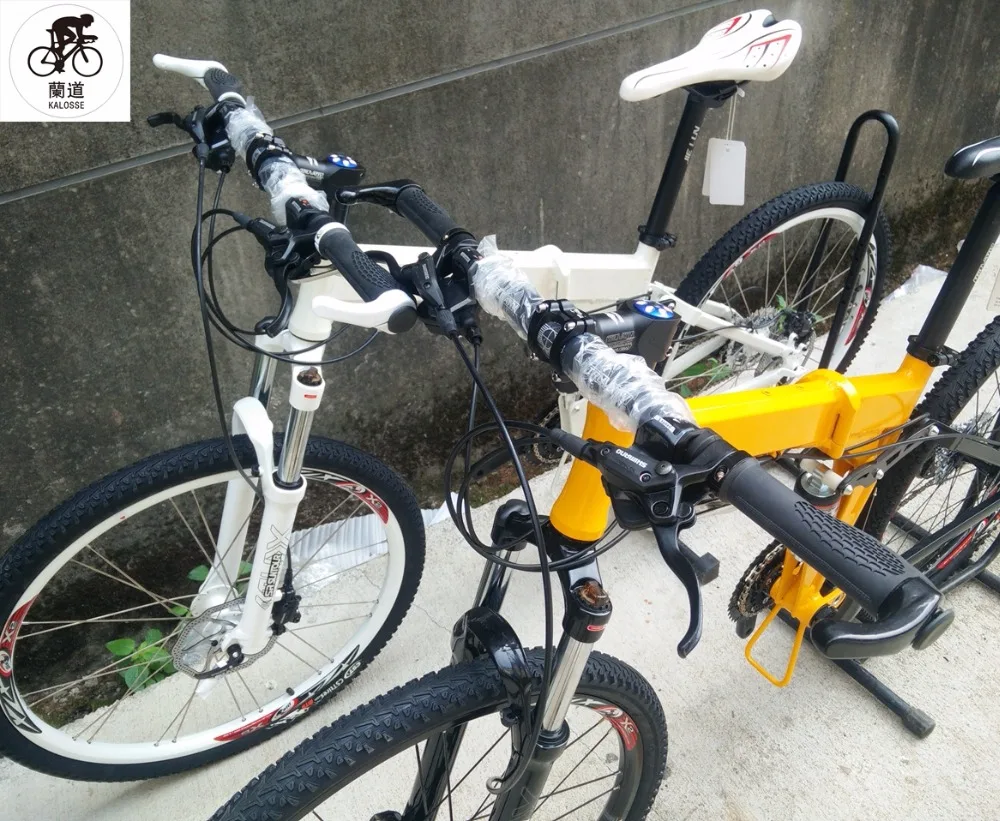 Cheap Kalosse  bicicleta mountain bike woman   26*17 inch aluminum alloy  tyre dirt bike  30 speed   26er  Hydraulic   brakes 2
