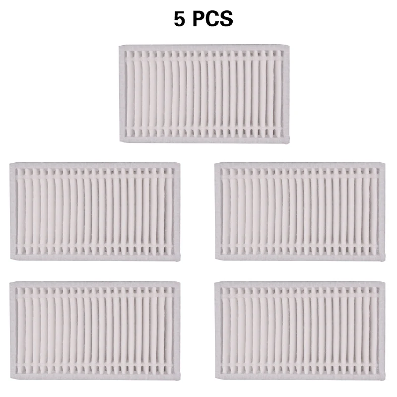 5 piece/batch hepa robot filter for replacing iselife PRO1 PRO1S PRO2S robot spare parts for vacuum cleaner accessories