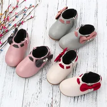 

TELOTUNY 2018 FASHION Toddler Baby Girls Children Fashion Bowknot Sneaker Boots Zipper Casual Shoes 0802
