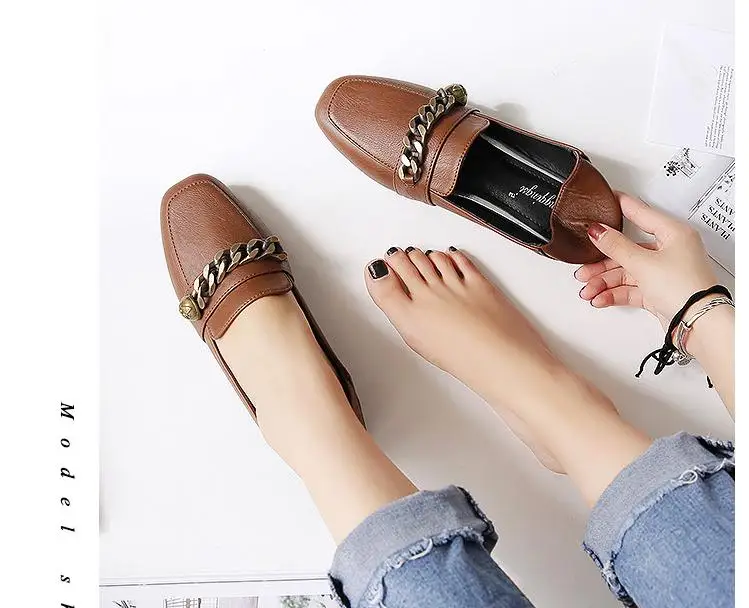 new flat shoes large size 40-43 casual shoes Small size winter women's shoes Plus velvet Loafers flats Moccasins obuv