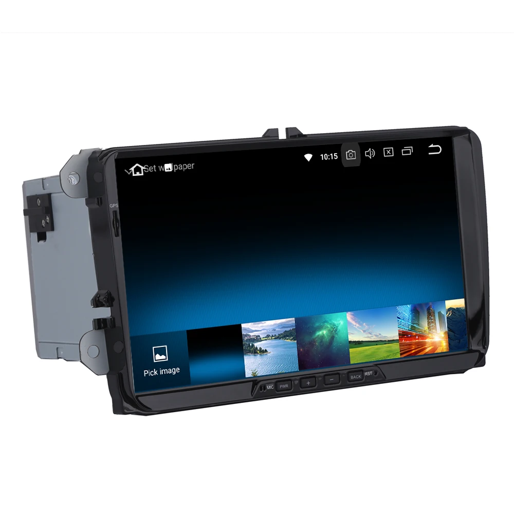 Автомобильный 1 din Android 8,0 мультимедийный плеер для VW Golf 5 6 Polo Passat gps с восьмиядерным процессором 4 Гб ОЗУ 32 Гб ПЗУ ips экран Встроенный gps