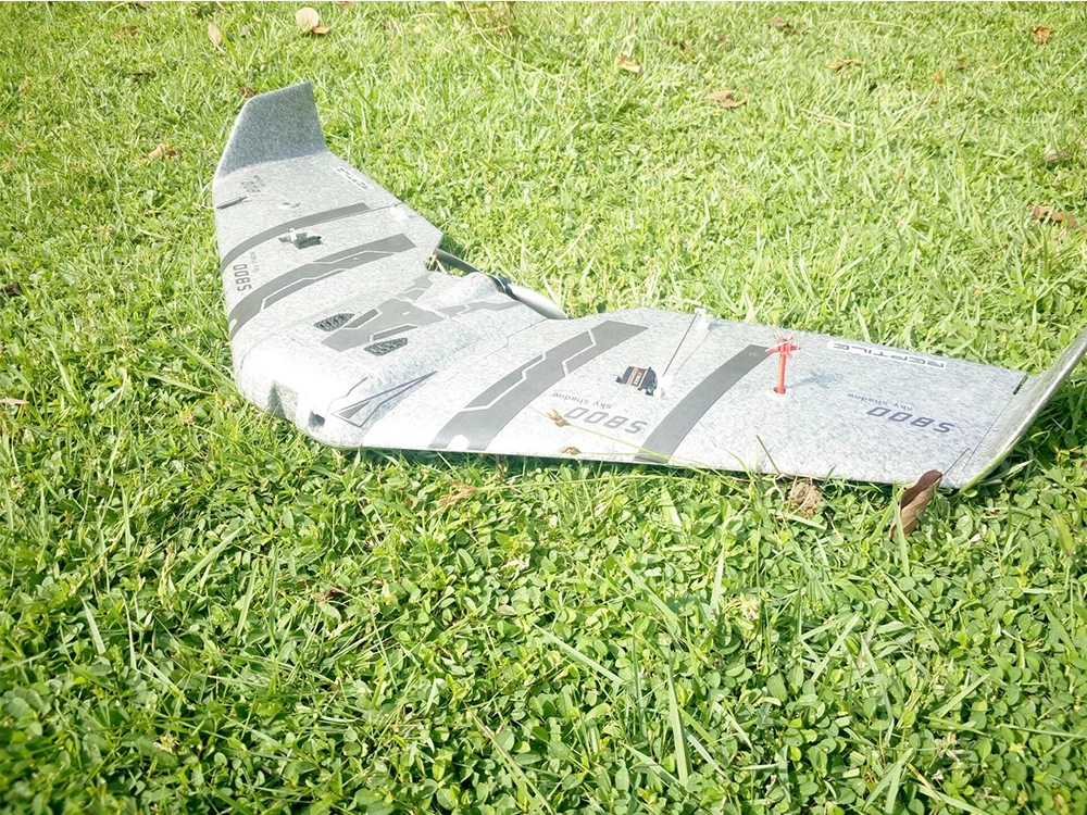Рептилия S800 V2 SKY SHADOW 820 мм размах крыльев серый FPV EPP летающее крыло Racer RC самолет