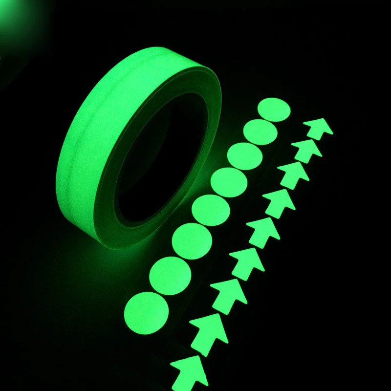 

DIY 100cm Luminous Glow In The Dark Tape Sticks Safety Self-adhesive Stage Design Decals Usualful Practical Jokes Light Up Toys
