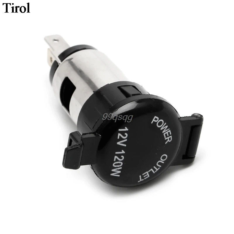 

Waterproof 12-24V Cigarette Lighter Socket Power Plug Outlet Parts For Car Truck Drop shipping