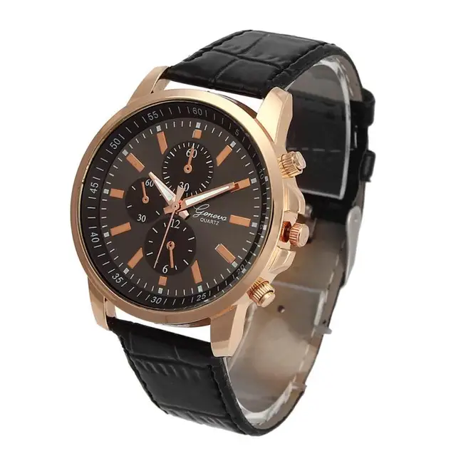 Women Men Wrist Watches Casual Geneva Faux Leather Quartz Analog reloj hombre ko Women Men Wrist Watches Casual Geneva Faux Leather Quartz Analog reloj hombre ko