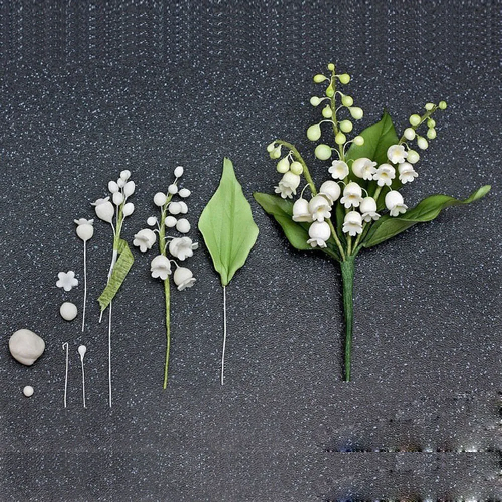 

20PCS/lot 0.8mm Diameter Paper iron wire used for Nylon Flower Accessory Fondant Flower Decoration cake tools