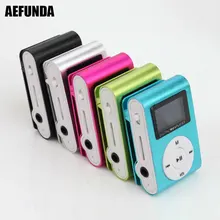 Металлическая мини LCD экран зажим спортивные MP3 цифровой плеер мультимедийный музыкальный проигрыватель Поддержка 32 Гб наружный Micro SD карты памяти