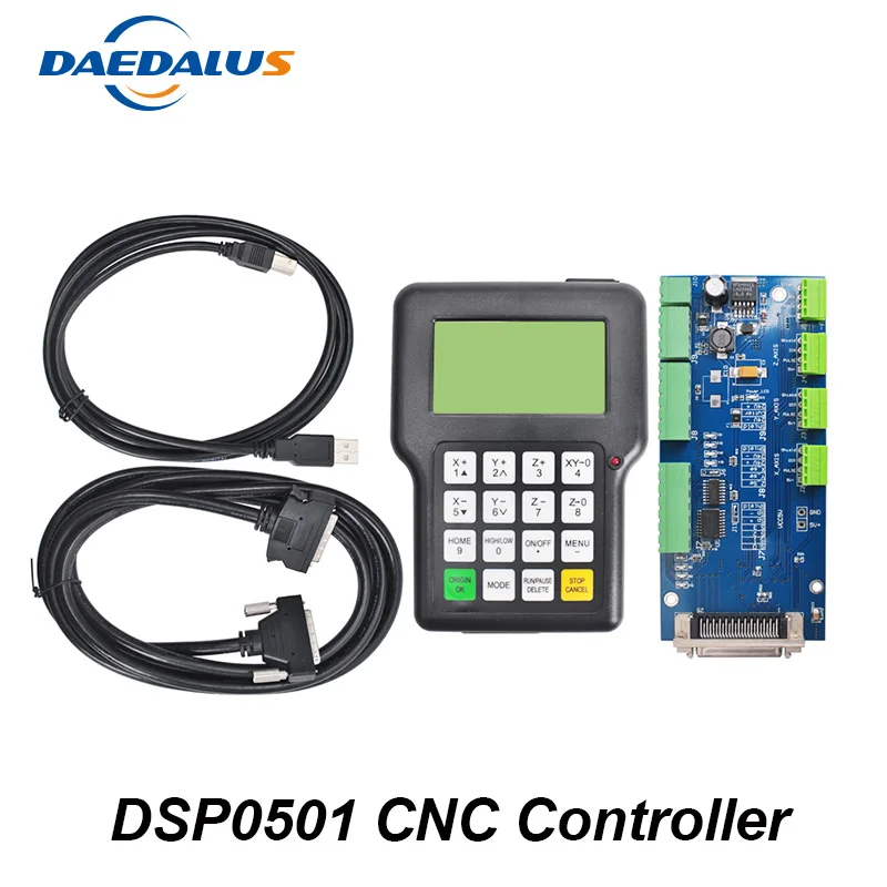 

DSP0501 CNC Controller CNC Wireless Handwheel 3 Axis Engracing Handwheel Kit English Edition DSP Handle