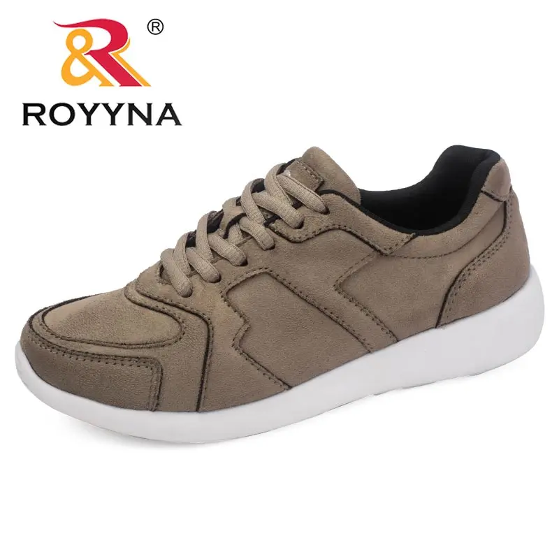 ROYYNA/Новое поступление; Популярные стильные женские уличные кроссовки на плоской подошве; женская повседневная обувь на шнуровке; удобная обувь; - Цвет: CAMEL