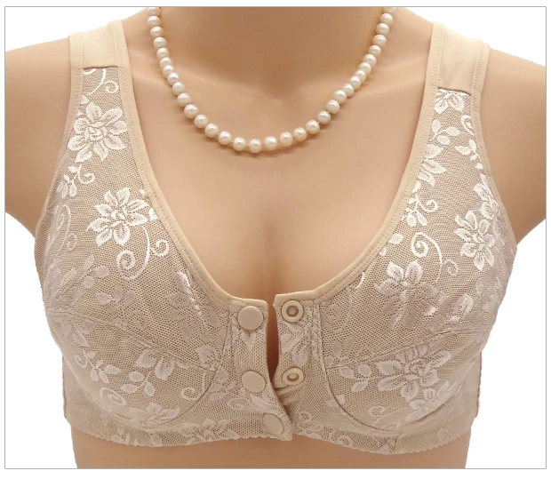  Women Sexy Underwire Padded Up Embroidery Lace Bra 80D