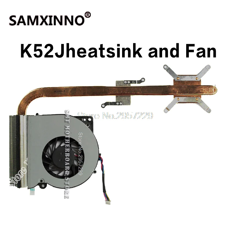 Для For Asus Laptop K52 K52JR K52JU X52J A52J A52JT X52JT K52JT K52J K52JE K52JC A52 X52 охлаждающий вентилятор CPU Cooler
