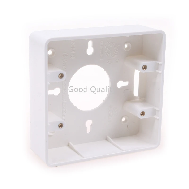 

2pcs General Type 120 Large Wiring Bottom Box Deep 38mm PVC Wall Mount Switch Junction Box 120*115*38mm