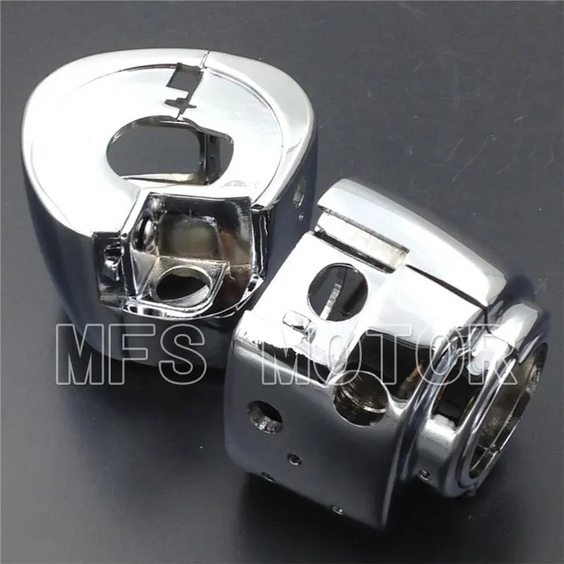Корпуса переключателя мотоцикла крышка для 2009 Dyna Sportsters Softail V Rod CHROME|motorcycle valve stem