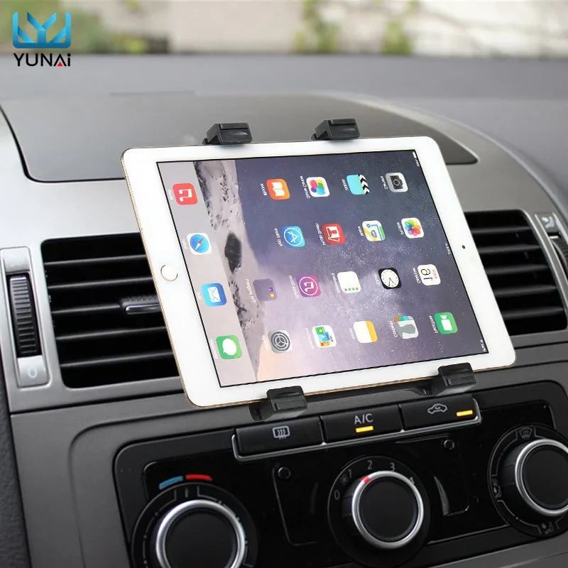 

YUNAI 7-11 inch tablet Car air vent Mount Stand Holder For iPad New Tablet Car Holder Navigatio Mount Stand For Samsung