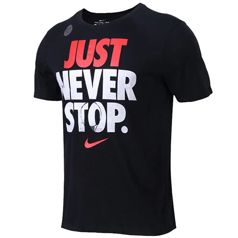 Новое поступление NIKE как M NK DRY TEE просто NVR единый Для мужчин, футболки с коротким рукавом спортивный костюм