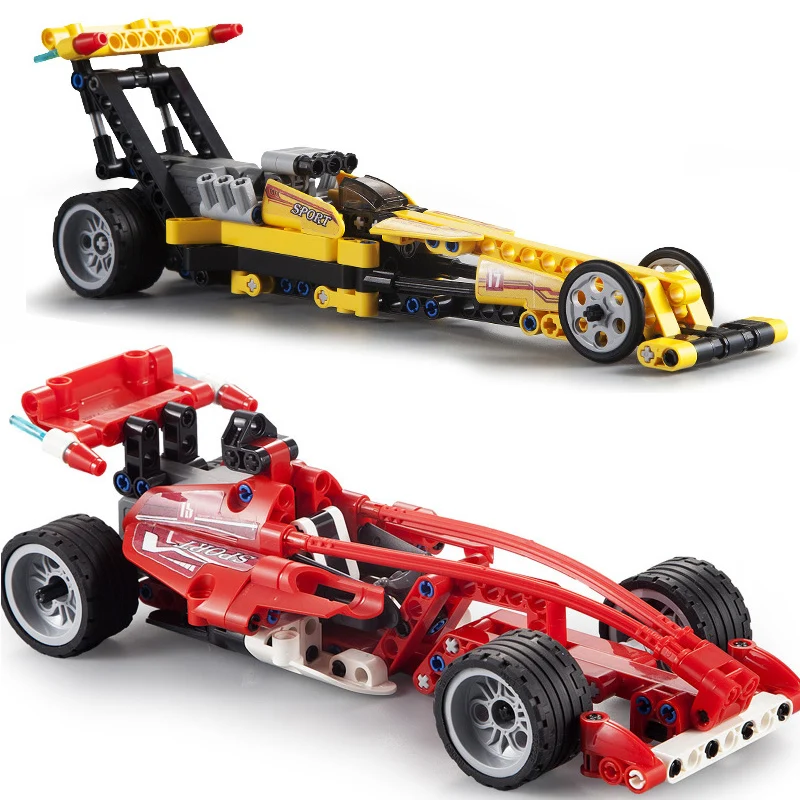 

F1 Formula Racing Cars Super Racers Building Blocks Compatible Legoings Technic Speed Champions Models Toys for Children Gifts