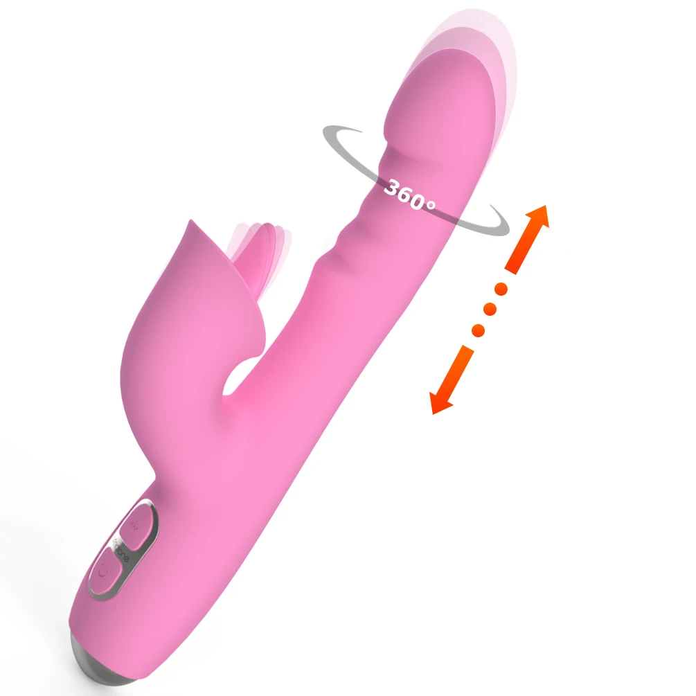 Utimi силиконовый 10 режимов Вибратор в форме языка G Spot Стимулятор клитора с