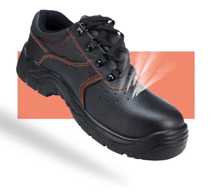 Deltaplus Safety Shoes Breathable Cowhide Leather Anti-smashing Labor Shoes Boots Non-slip Anti-static Protective Footwear (2)