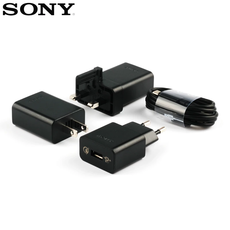 Original SONY Adaptive Fast Charger UCH12 For Xperia XZ2 Premium XZ2 Compact  XZs H8166 H8296 Type C Cable|Mobile Phone Chargers| - AliExpress