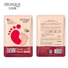 BIOAQUA, 2 шт./лот, отшелушивающая маска для пилинга ног, маска для тела и новорожденных, для удаления омертвевшей кожи, гладкие, энергичные носки, педикюр, уход за ногами