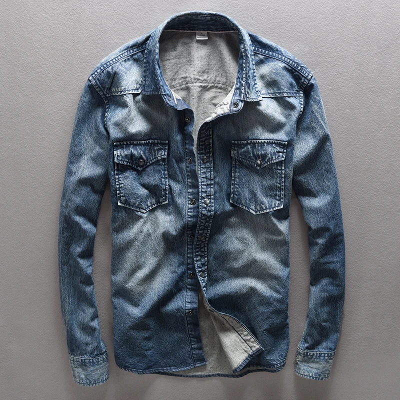 Denim Shirt For Men 2017 Deals, 58% OFF 