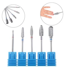 5 стилей ногтей Книги по искусству сверло для ногтей Книги по искусству Красота заточные Вольфрам Сталь полировки фрезерные Маникюр Педикюр ногтей поставок