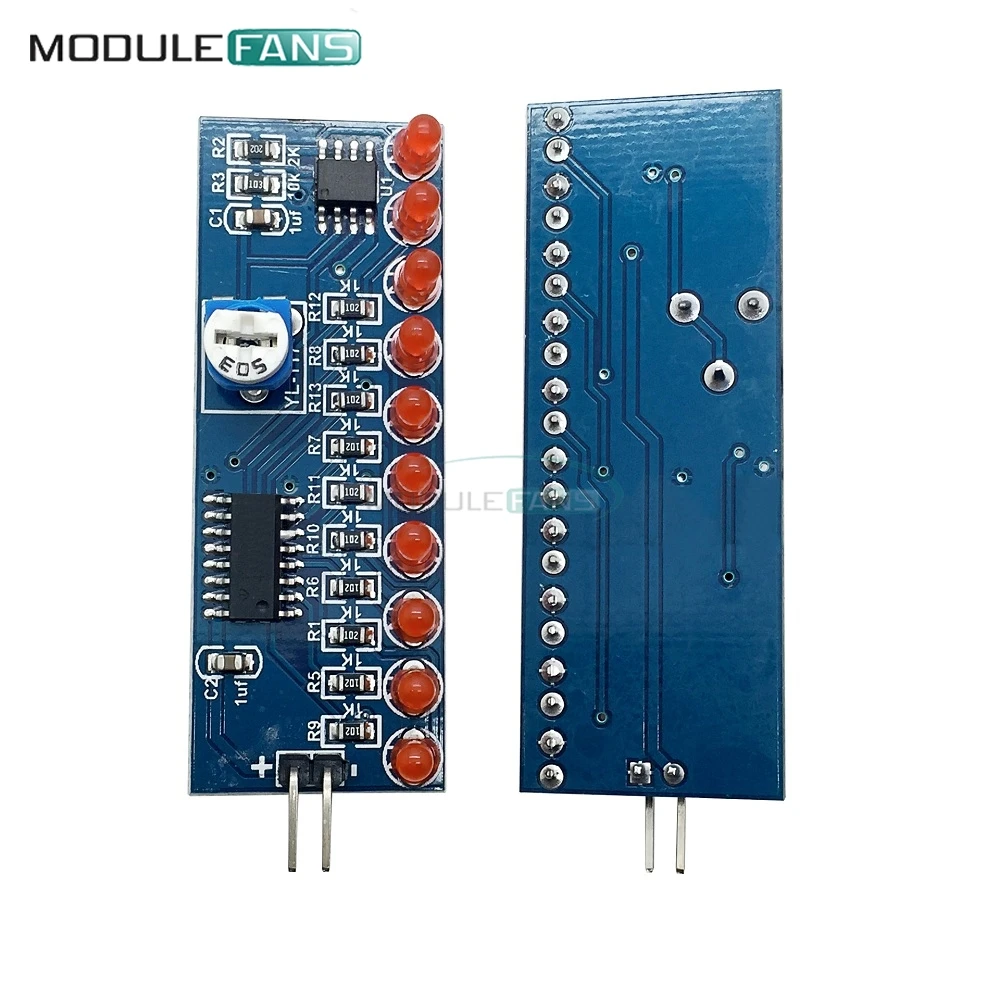 NE555+CD4017 Running LED Flow LED Light Electronic Production Suite DIY Kits